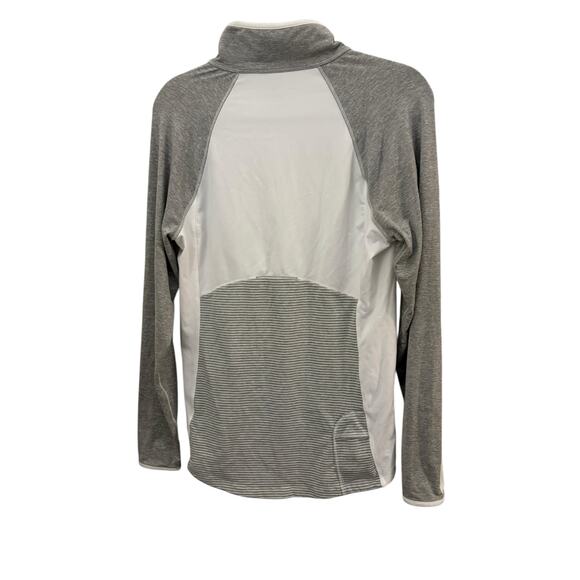 LL Bean Pullover Cotton Blend Layering M Skiing Hiking Outdoorsy 1/4 Zip Sporty - Picture 4 of 7